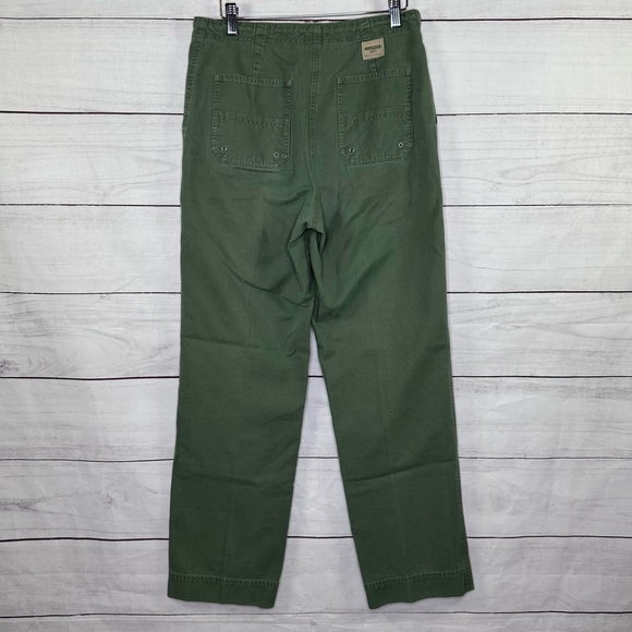 Lauren Ralph Lauren Women's Vintage Green Military Ankle Cargo Pants Size 4 - Picture 2 of 9